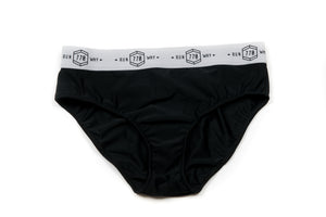 BLACK ELASTIC BAND UNDERWEAR