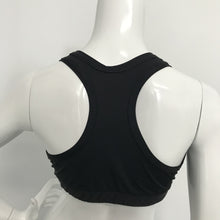 770 Runway black swim bra are quality and fashionable "sports bra style" made for swimming and worn under our rashguards tops.  Italian lycra. Made in Canada.