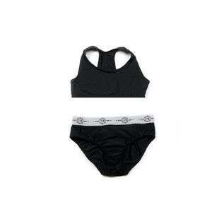 COMBO BLACK SWIM BRA and ELASTIC LOGO BAND UNDERWEAR